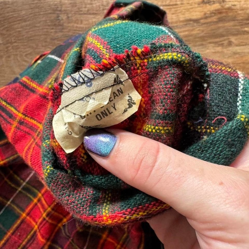 Vintage Plaid Skirt - Picture 3 of 3